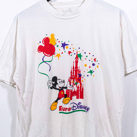 Euro Disney Mickey Mouse Cinderella Castle T-Shirt
