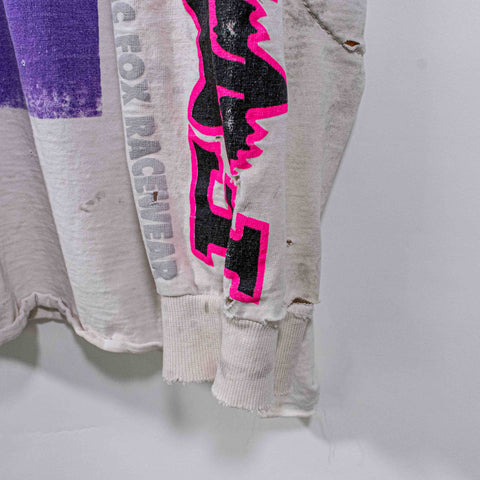 Hardcore Fox Racing USA HC 93 T-Shirt Long Sleeve Thrashed Distressed