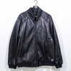 Rocawear Logo Leather Bomber Jacket