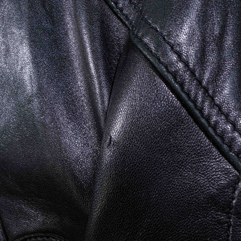 Rocawear Logo Leather Bomber Jacket