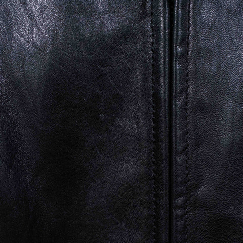 Rocawear Logo Leather Bomber Jacket