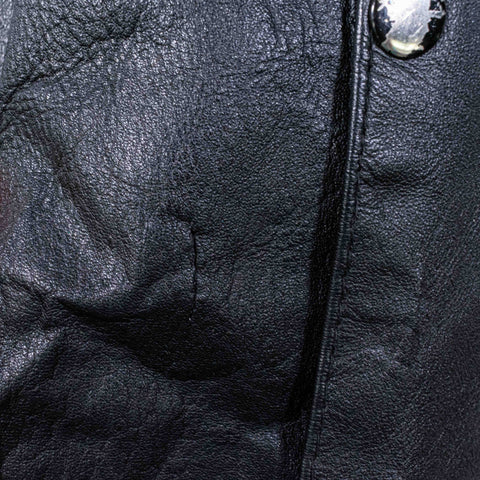 Leather Biker Vest Bad Seed Nature Deer Airbrush