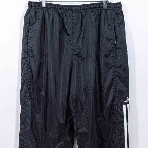 Adidas Three Stripe Logo Windbreaker Joggers Pants