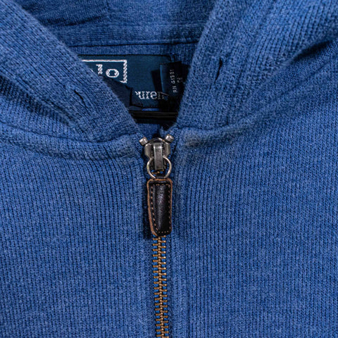 Polo Ralph Lauren Pony Knit Double Zipper Hoodie Sweater