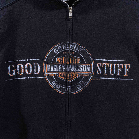 Harley Davidson Motorcycles Good Stuff Alaska Full Zip Sweatshirt