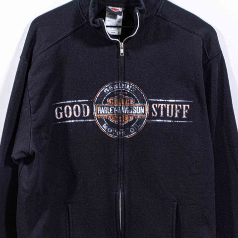 Harley Davidson Motorcycles Good Stuff Alaska Full Zip Sweatshirt