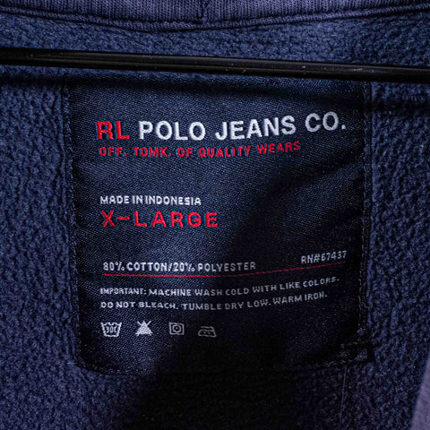 Polo Jeans Co Ralph Lauren Hoodie Sweatshirt Division Champs Basketball