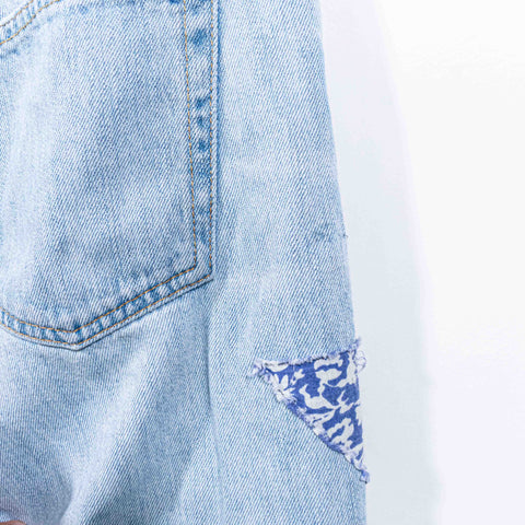 Polo Ralph Lauren Avery Boyfriend Patchwork Jeans