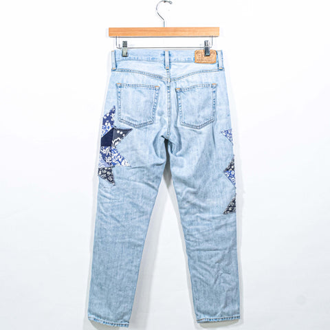 Polo Ralph Lauren Avery Boyfriend Patchwork Jeans