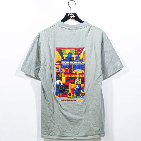 Chicago Jazz T-Shirt The Big Downtown Modern Pop Art