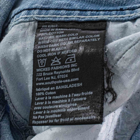 SouthPole Jeans Baggy Hip Hop Loose Wide Leg