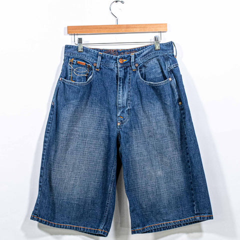 Enyce Jeans Shorts Jorts Baggy Embroidered
