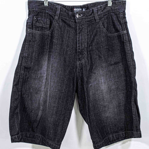 SouthPole Jean Jorts Baggy Hip Hop Loose Wide Leg