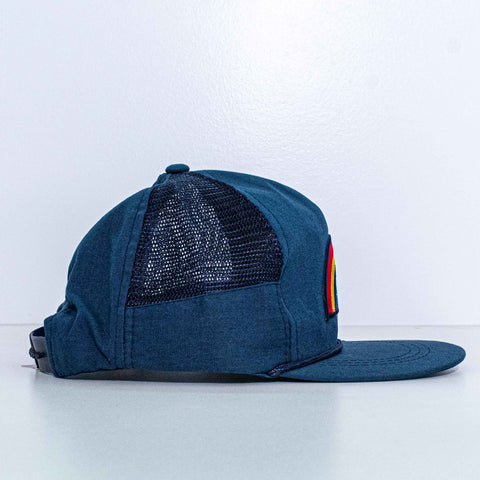 Maui Hawaii Rainbow Mesh Trucker Rope Snapback Hawaiian Headwear