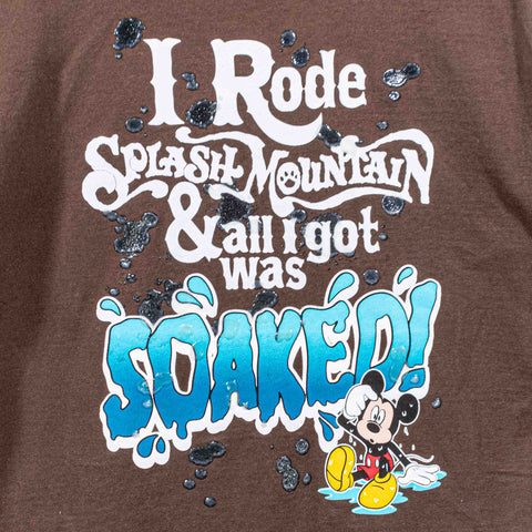 Disney I Rode Splash Mountain All I Got Was Soaked T-Shirt Mickey Mouse