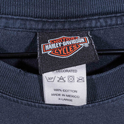 Harley Davidson Motorcycles Long Sleeve T-Shirt Spade Chains