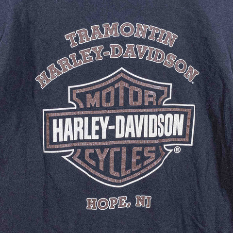 Harley Davidson Motorcycles Long Sleeve T-Shirt Spade Chains