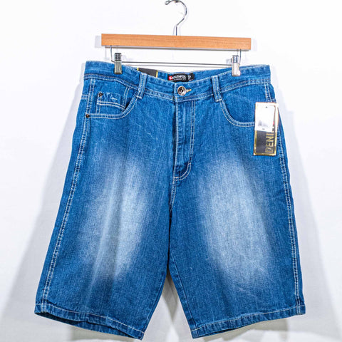 SouthPole Jean Jorts Baggy Hip Hop Loose Wide Leg