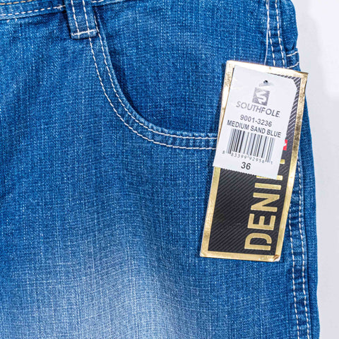 SouthPole Jean Jorts Baggy Hip Hop Loose Wide Leg