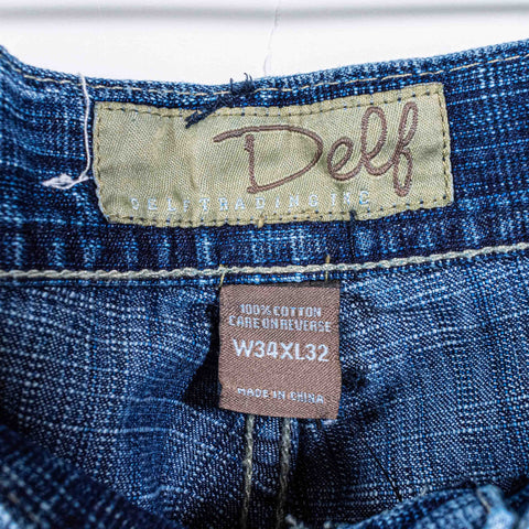 Delf Jeans Domino Wide Leg Baggy Hip Hop