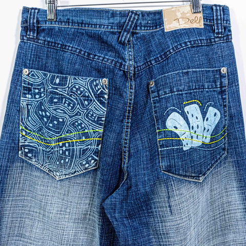 Delf Jeans Domino Wide Leg Baggy Hip Hop