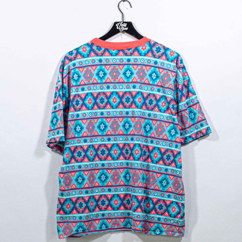 Aztec Southwestern AOP Pocket T-Shirt Single Stitch Made in USA