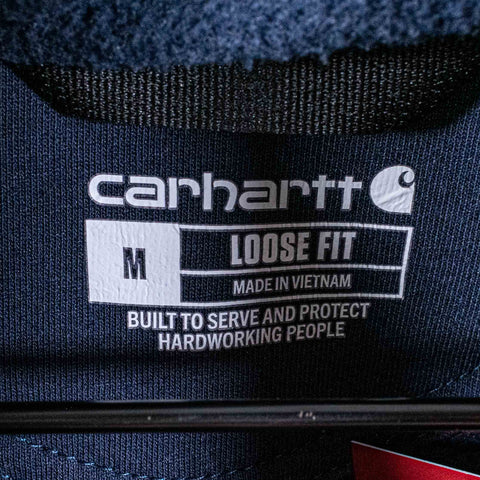 Carhartt Logo Hoodie Sweatshirt Pullover Loose Fit