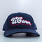 UCONN Huskies Script Bubble Snapback Hat University of Connecticut