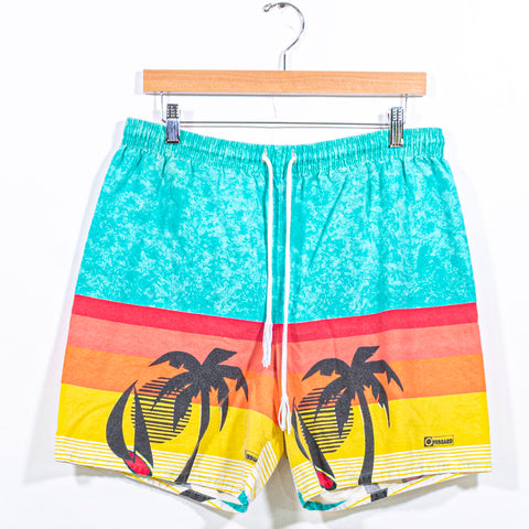 Overboard Sun Surf Palm Trees AOP Shorts