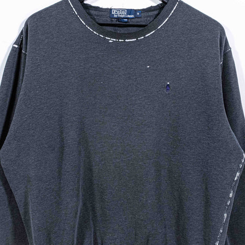 Polo Ralph Lauren Pony Sweatshirt Distressed Sun Faded
