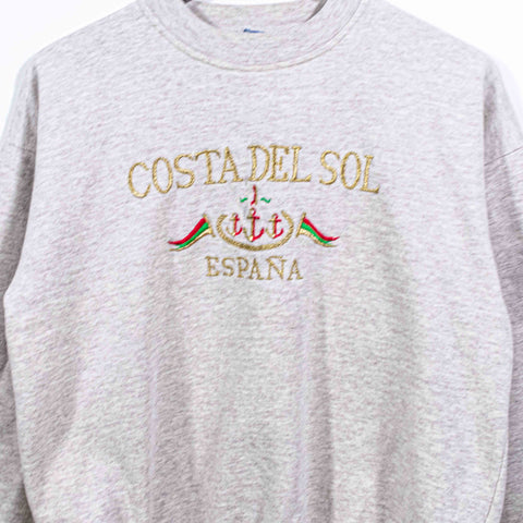 Costa Del Sol Espana Spain Sweatshirt Embroidered