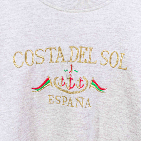 Costa Del Sol Espana Spain Sweatshirt Embroidered