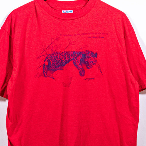 Henry David Thoreau Leopard T-Shirt In The Wilderness