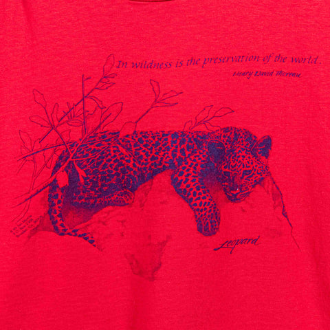 Henry David Thoreau Leopard T-Shirt In The Wilderness