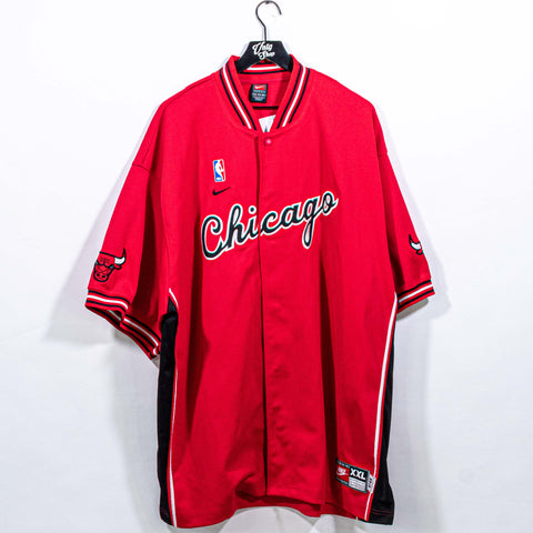 Chicago Bulls NBA NIKE Warm Up Snap Jersey