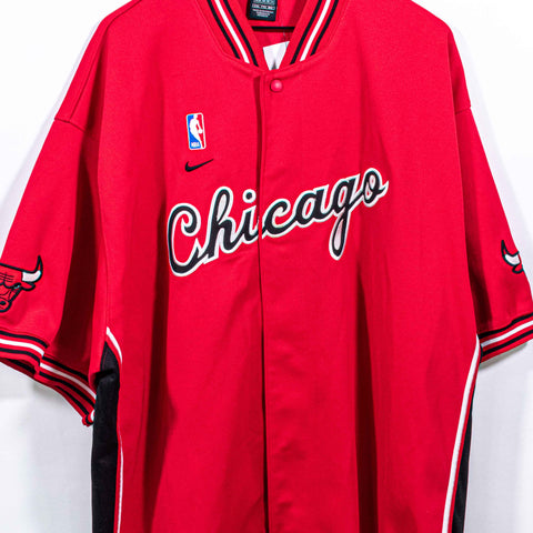 Chicago Bulls NBA NIKE Warm Up Snap Jersey