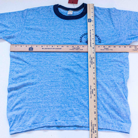 Manasquan Beach NJ Ringer T-Shirt