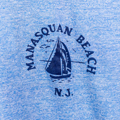 Manasquan Beach NJ Ringer T-Shirt