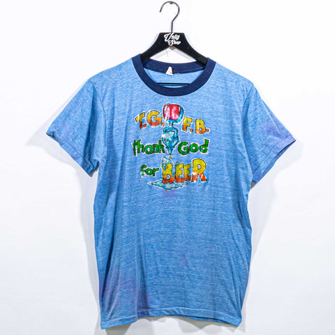 Thank God For Beer T-Shirt Fruit of The Loom