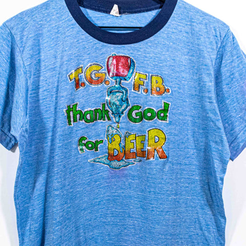 Thank God For Beer T-Shirt Fruit of The Loom