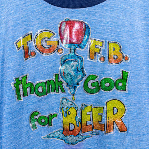 Thank God For Beer T-Shirt Fruit of The Loom