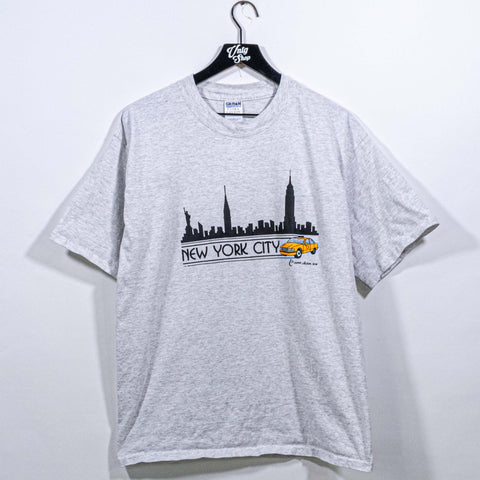 New York City Skyline Taxi Cab T-Shirt