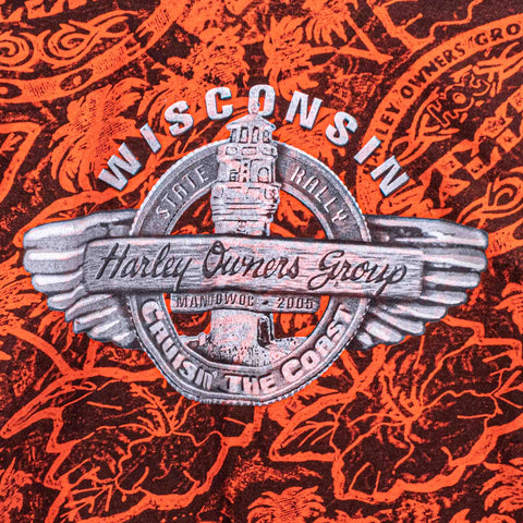 Harley Owners Group Bike Rally AOP T-Shirt