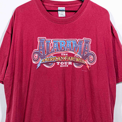 Alabama American Farewell 2003 Tour T-Shirt