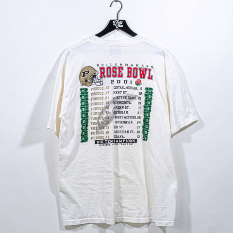 Purdue Boilermakers 2001 Rosebowl T-Shirt Jansport