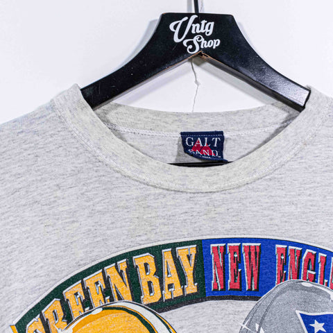 Green Bay Packers New England Patriots Super Bowl T-Shirt Long Sleeve