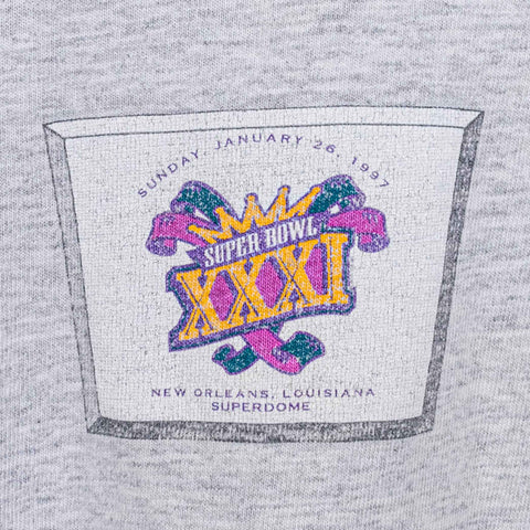 Green Bay Packers New England Patriots Super Bowl T-Shirt Long Sleeve