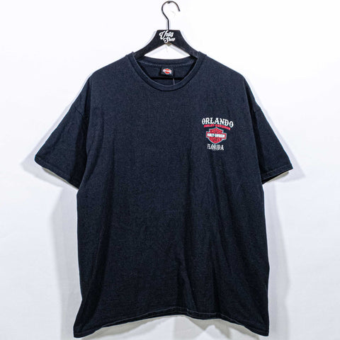 Harley Davidson Motorcycles T-Shirt Skull Skeleton