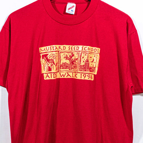 Aids Walk 1994 T-Shirt Mustard Seed School
