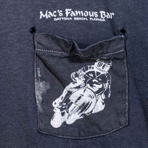 Daytona Beach Bike Week 1984 T-Shirt Macs Famous Bar